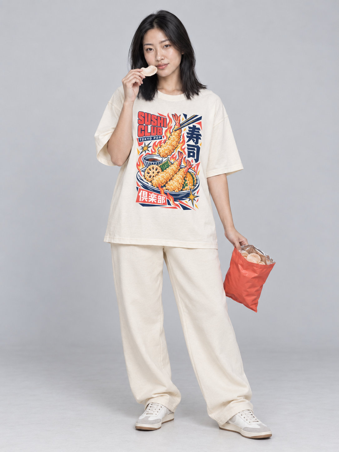 Tokyo Pop Tempura oversize tee
