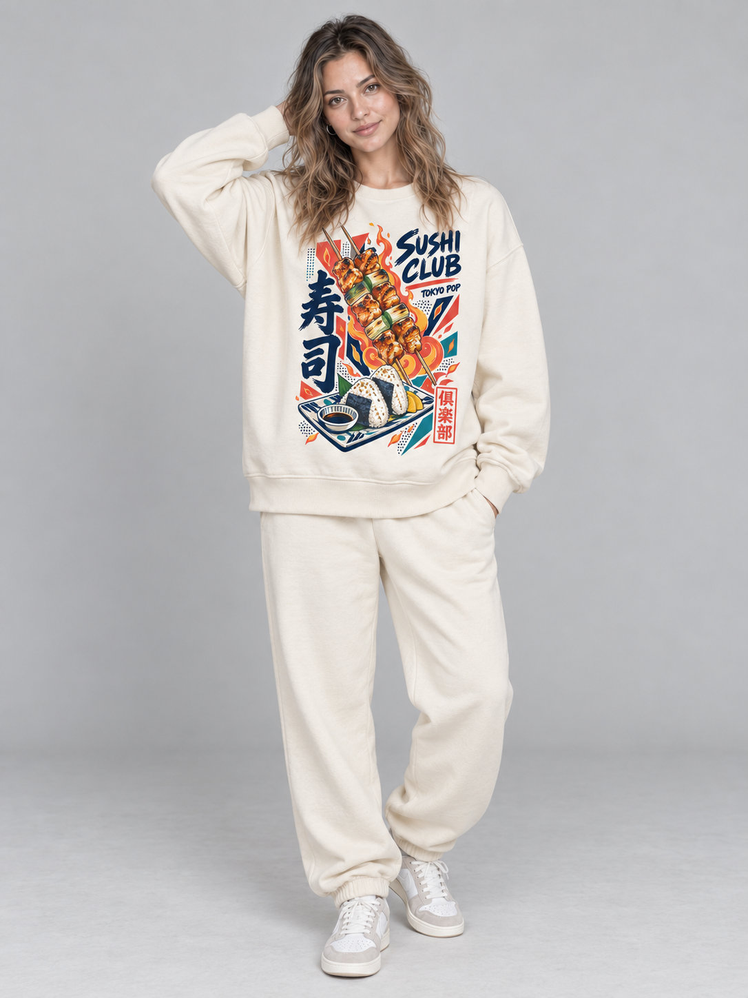 Tokyo Pop Yakitori oversize sweatshirt