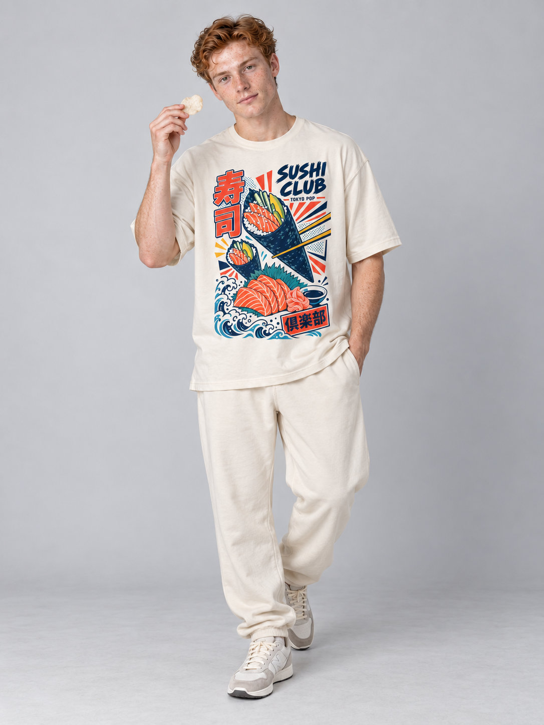 Tokyo Pop Temaki oversize tee