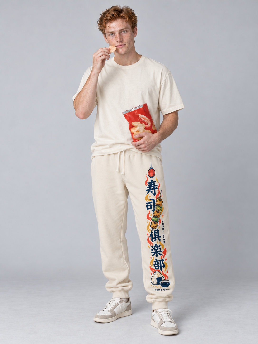 Tokyo Pop Fire Yakitori oversize byxor